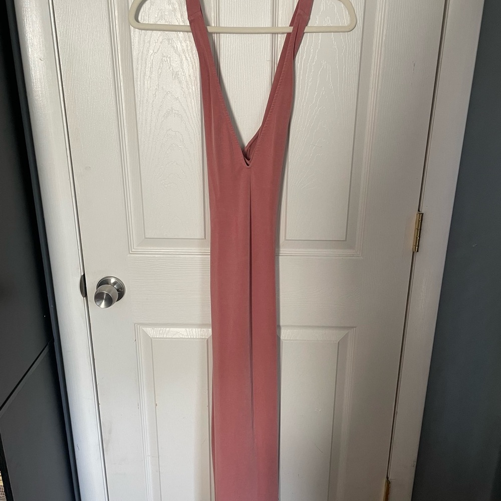 REVOLVE Backless Pink Maxi Dress